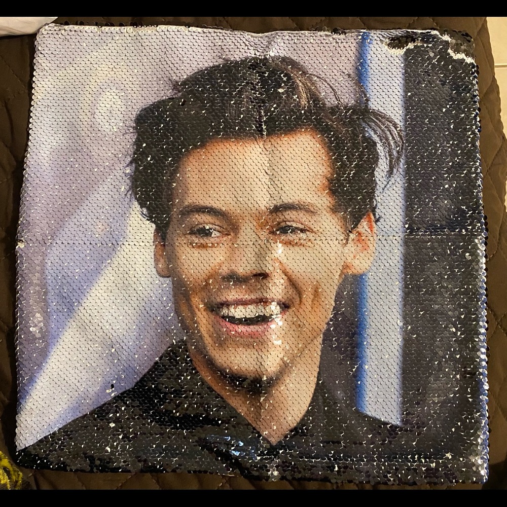 Harry Styles Sequin pillow case